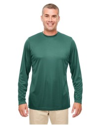 UltraClub Men's Cool  Dry Sport Performance Long Sleeve T-Shirt