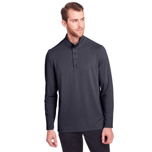North End Men's JAQ Snap-Up Stretch Performance Pullover
