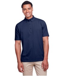 UltraClub Men's Lakeshore Stretch Cotton Performance Polo