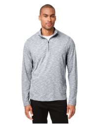 North End Men's Eclipse Jacquard Quarter-Zip Pullover