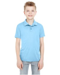 UltraClub Youth Cool  Dry Mesh Piqué Polo