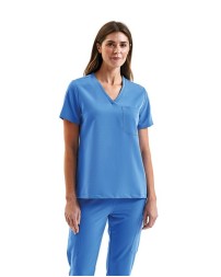 Onna Women's Limitless V-Neck Stretch Scrub Top