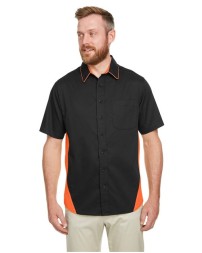 Harriton Men's Tall Flash IL Colorblock Shirt