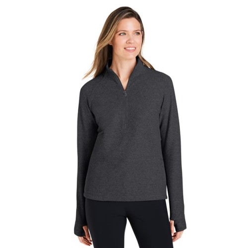 North End Women's Spirit Textured Quarter-Zip Pullover