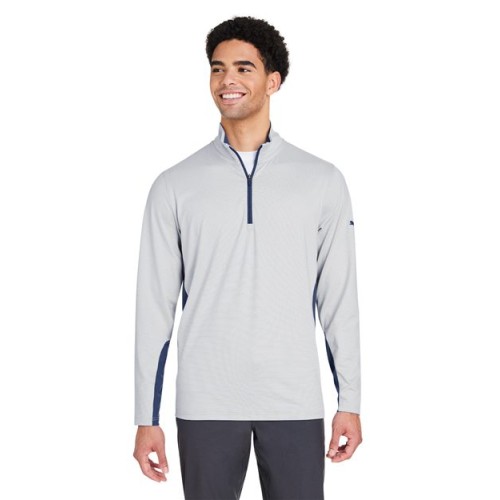 Puma Golf Mesa Stripe Quarter-Zip Pullover