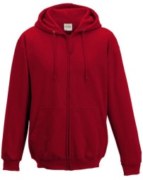 AWDis Midweight College Full-Zip Hooded Sweatshirt