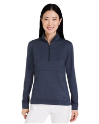 Puma Golf Women's Cloudspun Rockaway Quarter-Zip Pullover