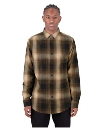 Shaka Wear Plaid Flannel Overshirt