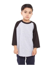 Shaka Wear Youth Three-Quarter Sleeve Raglan