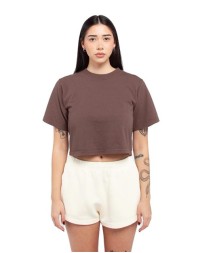 Shaka Wear Women's Garment-Dye Crop T-Shirt