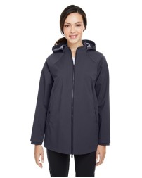 North End Women's City Hybrid Soft Shell Hooded Jacket
