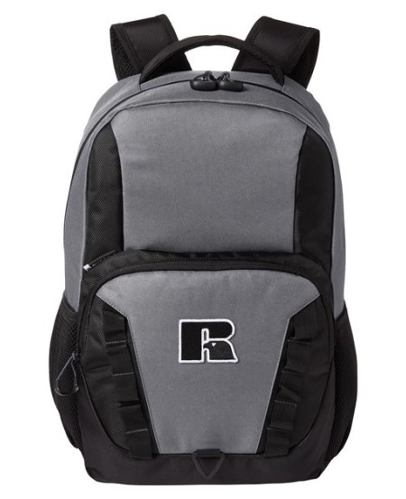 Russell Athletic UB83UEA Lay-Up Laptop Backpack - Foam Padded Bottom, Dual Laptop/Tablet Sleeves, Mesh Water Pockets | One Size