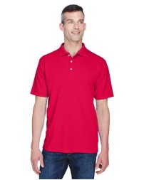 UltraClub Men's Cool  Dry Stain-Release Performance Polo