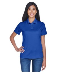 UltraClub Women's Cool  Dry Stain-Release Performance Polo