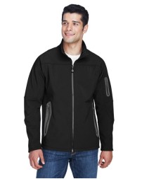 North End Men's Three Layer Fleece Bonded Shell Technical Jacket