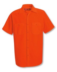 Red Kap Enhanced Visibility Short Sleeve Work Shirt