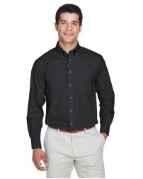 Devon  Jones Men's Crown Collection Broadcloth Woven Dress Shirt