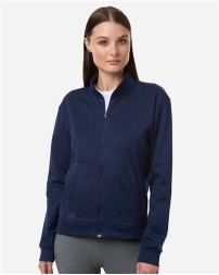 Adidas A1011 Women's Ultimate365 COLD.RDY Full-Zip Jacket – 5.5 oz. 87/13 Recycled Polyester/Elastane Fleece Full-Zip | XS–2XL