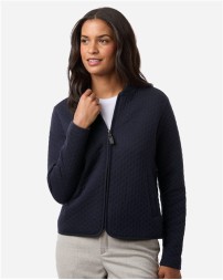 Devon  Jones Women's Berkeley Textured Full-Zip Jacket