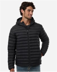 Weatherproof 26715 Men's Lightweight Poly-filled Hooded Puffer Jacket – Men's 100% Nylon Hooded Puffer Jacket with Adjustable Drawcord | S–3XL