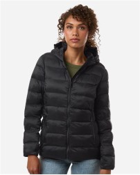 Weatherproof W26715 Women's Lightweight Poly-filled Hooded Puffer Jacket – Women's 100% Nylon Hooded Puffer Jacket | S–2XL
