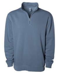 Independent Trading Co Pigment-Dyed Quarter-Zip Pullover