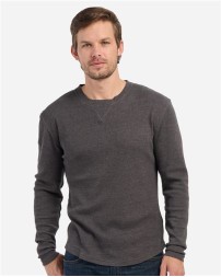 Boxercraft Waffle Knit Long Sleeve T-Shirt
