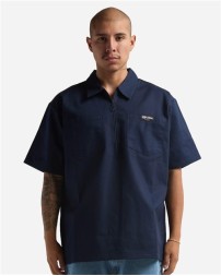 Shaka Wear Work Heavyweight Quarter-Zip Short Sleeve Shirt