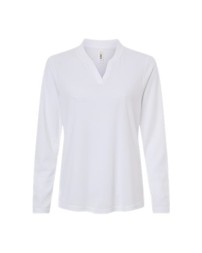CORE365 Women's Nova Performance Long Sleeve Pique Polo