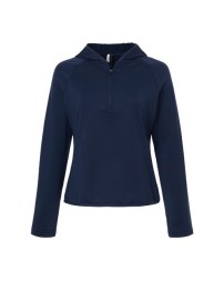 Team 365 Women's Qualify Quarter-Zip Hooded Pullover