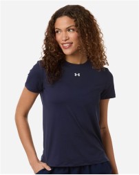 Under Armour 6010870 Women's Vanish Team T-Shirt – 4.13 oz. 90/10 Polyester/Elastane Fitted Performance Tee