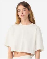 BELLA  CANVAS Women's Garment-Dyed Cropped Tee