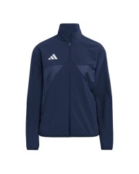 Adidas AT501 Women's TIRO Woven Full-Zip Track Jacket – 4.6 oz. 87/13 Recycled Polyester/Elastane | 87% Recycled