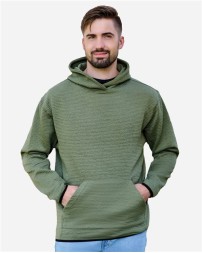 J America Unisex Pebble Fleece Hooded Pullover