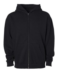 Independent Trading IND280ZIP Avenue Midweight Full-Zip Hoodie – 8.5 oz. 80/20 Ring-Spun Cotton/Polyester | XS–3XL