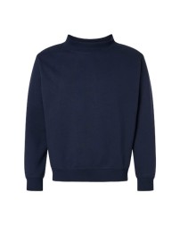 LAT 6928 Unisex Mock Neck Fleece Sweatshirt – 7.4 oz. 60/40 Combed Ring-Spun Cotton/Polyester | S–3XL