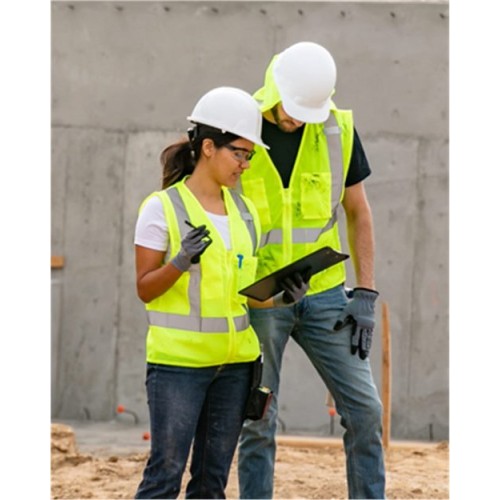 Kishigo 1085-1086 Unisex Ultra-Cool Mesh Work Work Vest with Pockets – Unisex safety vest | S–5XL | ANSI/ISEA 107-2015/2020 Type R Class 2