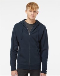 Independent Trading Co Midweight Full-Zip Hooded Sweatshirt