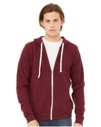 BELLA  CANVAS Triblend Sponge Fleece Full-Zip Hoodie