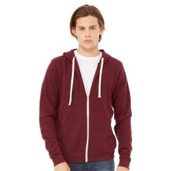 BELLA  CANVAS Triblend Sponge Fleece Full-Zip Hoodie