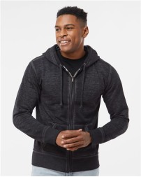 J America Vintage Zen Fleece Full-Zip Hooded Sweatshirt