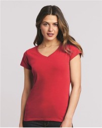 Gildan Softstyle Womens V-Neck T-Shirt