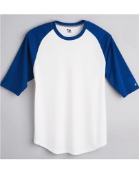 Badger Youth B-Core 34 Sleeve Baseball T-Shirt