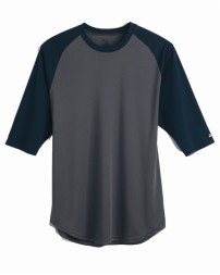 Badger B-Core Three-Quarter Sleeve Baseball T-Shirt
