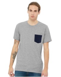 BELLA  CANVAS Jersey Pocket Tee
