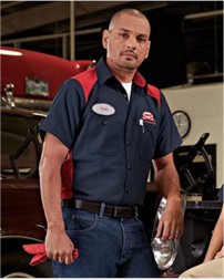 Red Kap Short Sleeve Motorsports Shirt