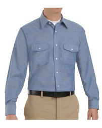 Red Kap Deluxe Western Style Long Sleeve Shirt