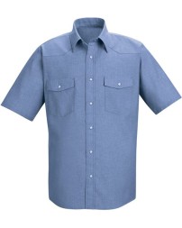 Red Kap Deluxe Western Style Short Sleeve Shirt