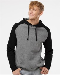 Independent Trading Co Raglan Hooded Sweatshirt