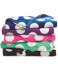 Carmel Towel Company Polka Dot Velour Beach Towel